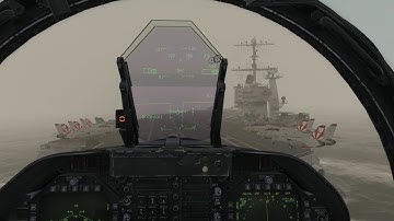 DCS: F/A-18 Case 3 in the Fog
