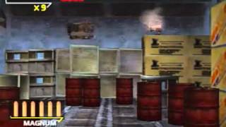 Virtua Cop (PS2) no lock-on sight ,and no damage