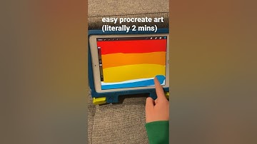 procreate art tutorial for beginners #art #procreate #easy #beginner #tutorial #howto #fyp #viral