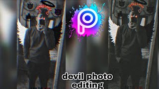 Haw to edit photo PicsArt app How to edit devil 😈 photo 👻 PicsArt sticker photo edit ❤️#_VaibZz_04_ screenshot 3