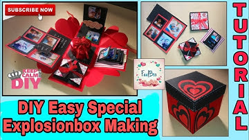 DIY Easy Explosionbox Making | easy gift making ideas | best explosionbox by FeelBox