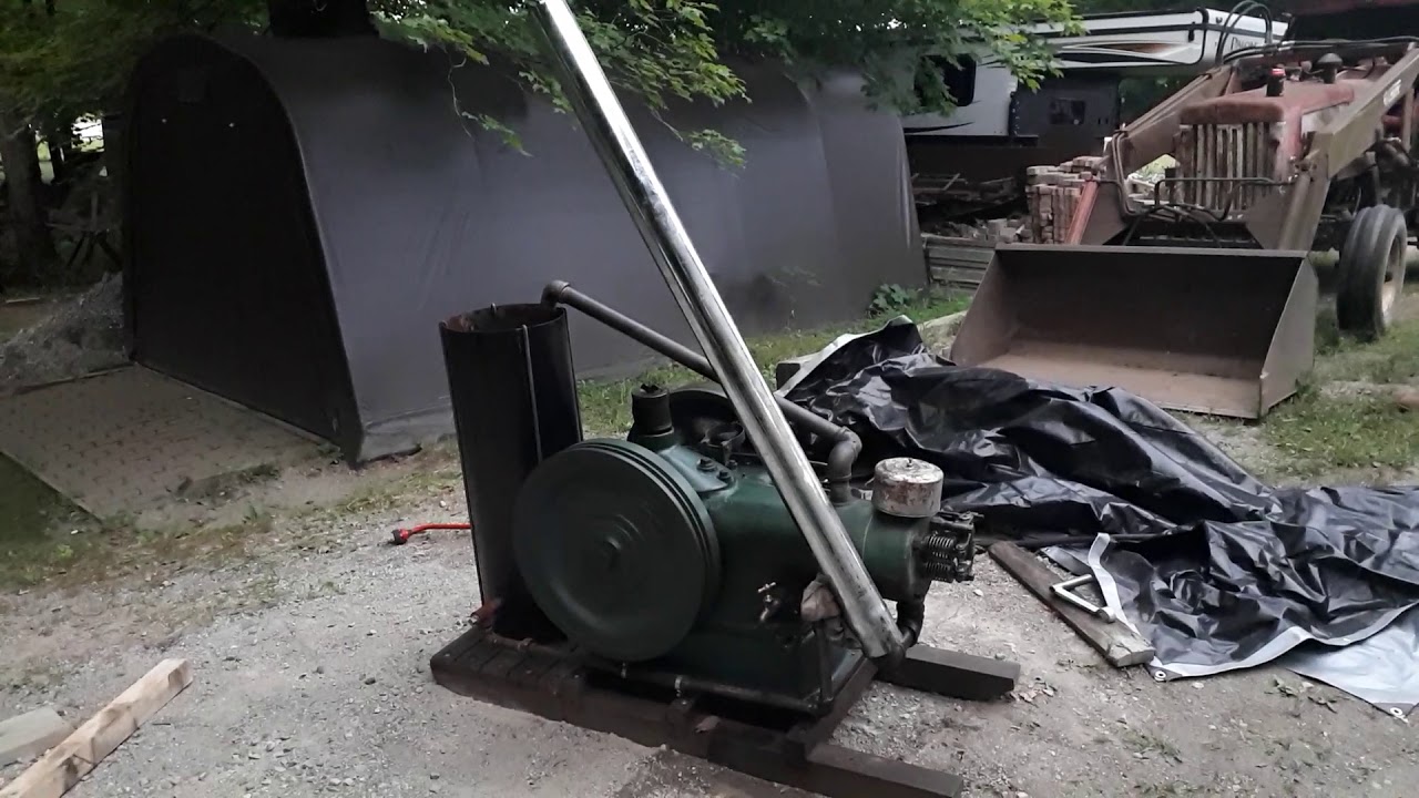 6hp Witte diesel engine YouTube