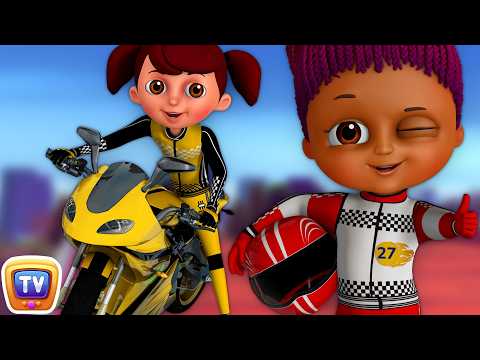 Learn Colours & Shapes in Bike Race & Surprise Eggs Bikes Toys - ChuChu TV Funzone 3D Motorsports Learn Colours & Shapes in Bike Race & Surprise Eggs Bikes Toys - ChuChu TV Funzone 3D Motorsports