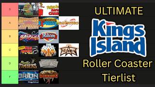 The ULTIMATE Kings Island Roller Coaster Tierlist