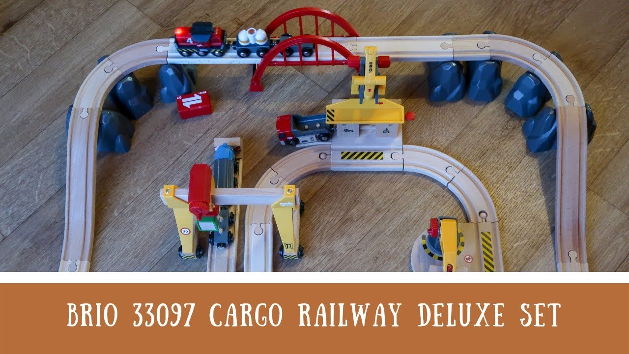 brio world cargo railway deluxe set