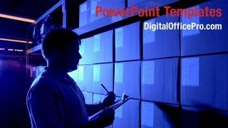 Store Keeping PowerPoint Template Backgrounds - DigitalOfficePro #00106W