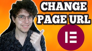 How To Change Page URL In Elementor