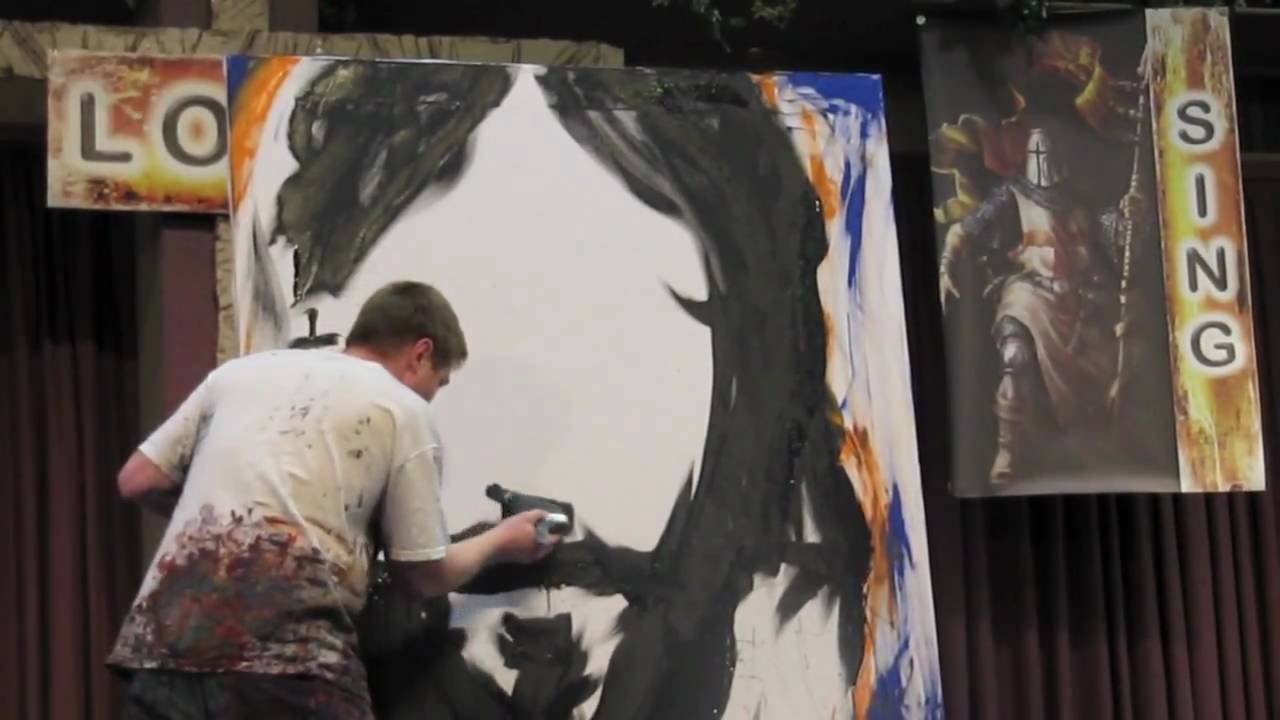 Mike Lewis I love the Jesus painter YouTube