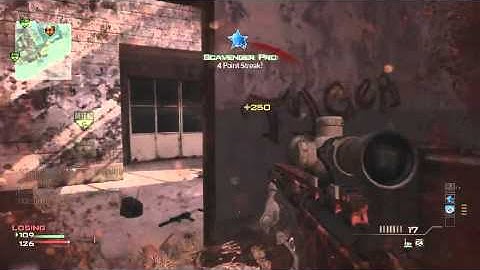 MW3 sniper specialist killstreak