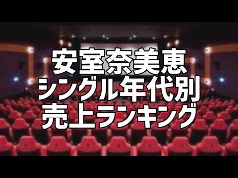 安室奈美恵シングル年代別売上ランキング