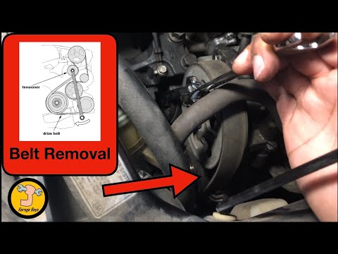 How To Remove Serpentine Belt On Honda CR-V