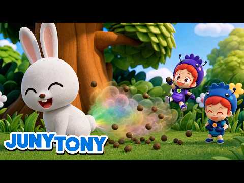 ¡Qué Olor! ¿De Quién Es Esta Caca? 🐰 Canciones Infantiles | JunyTony en español