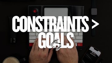 Why The Smartest People I Know Set Constraints, Not Goals