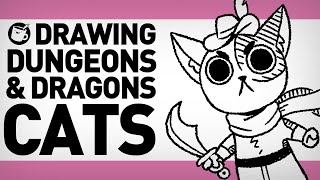 Drawing Dungeons & Dragons Cats