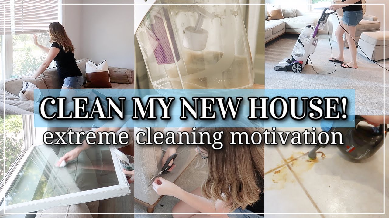 NEW HOUSE! CLEAN WITH ME / EXTREME CLEANING MOTIVATION 2021 - YouTube