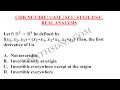 CSIR-NET/JRF | GATE | SET | STATE P.S.C. | REAL ANALYSIS | FUNCTION INVERTIBLE OR NOT.