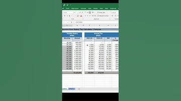 TAX CALCULATOR IN EXCEL | @Cellcrafter #exceltips #exceltricks #excelsolutions #exceltutorial #excel