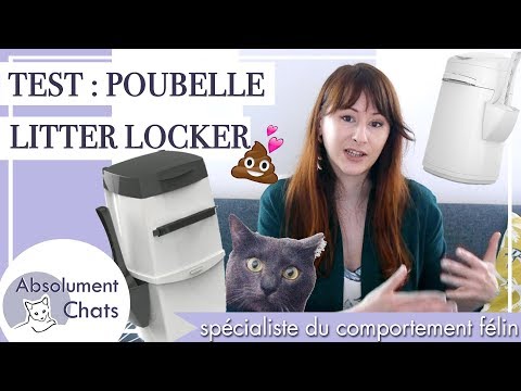 test poubelle a litiere pour chat litter locker 