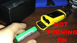 SMOK ALIEN 220W not turning on - how to fix