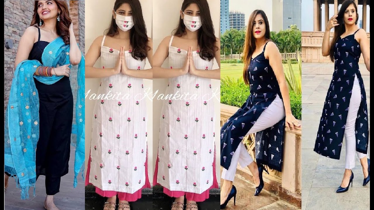 strap shoulder kurti
