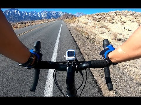 Badwater to Whitney Portal on bicycle