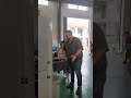 PE WPC brushing machine testing by customer,Professional WPC surface treatment machines supplier