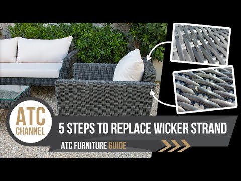 5 Easy Steps To Replace The Wicker Strands Damaged
