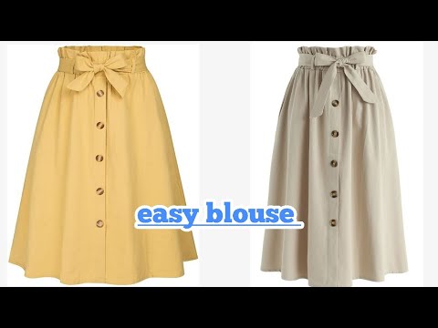 Video ????Cắt may váy rất thời trang chỉ với 1m vải, không dây... - youtube