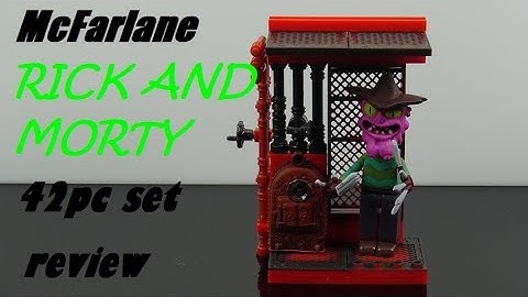 McFarlane Rick and Morty 42pc You can run but you cant hide Scary Terry construction set