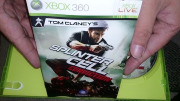 Nostalgamer Unboxing Splinter Cell Conviction On Microsoft Xbox UK PAL
