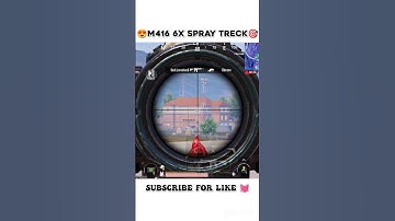 M416+6x Shocking Hack Spray 😱 #bgmi #shorts #pubgmobile #bgmihighlights