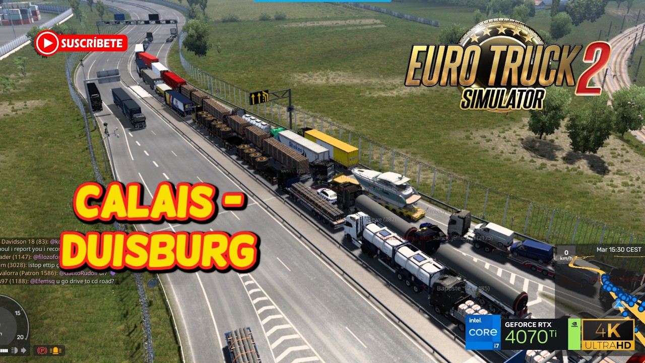 Euro Truck simulator 2 | 🌍Calais - Duisburg |🚚#truck #ets2 #mods - YouTube