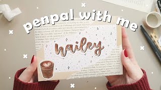 REAL-TIME PENPAL WITH ME #35 | Minimal Coffee Theme ☕️