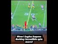 Saquon Barkley incredible spin move! #nfl #football #mondaynightfootball #eagles