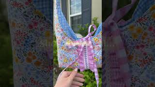 Mami made another gorg cutesy bag #sewingtiktok #quiltedbag #verabradleydupe #artsandcrafts #whimsy