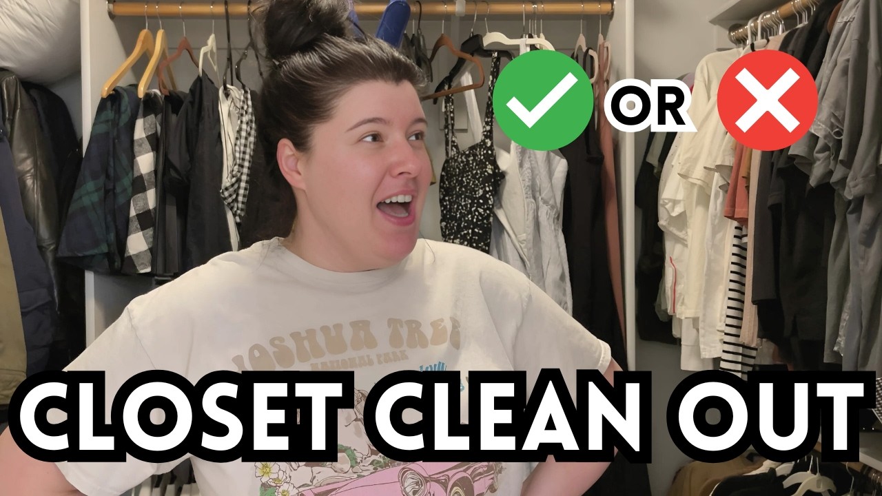 Declutter With Me: A Personal Closet Cleanout Journey - YouTube