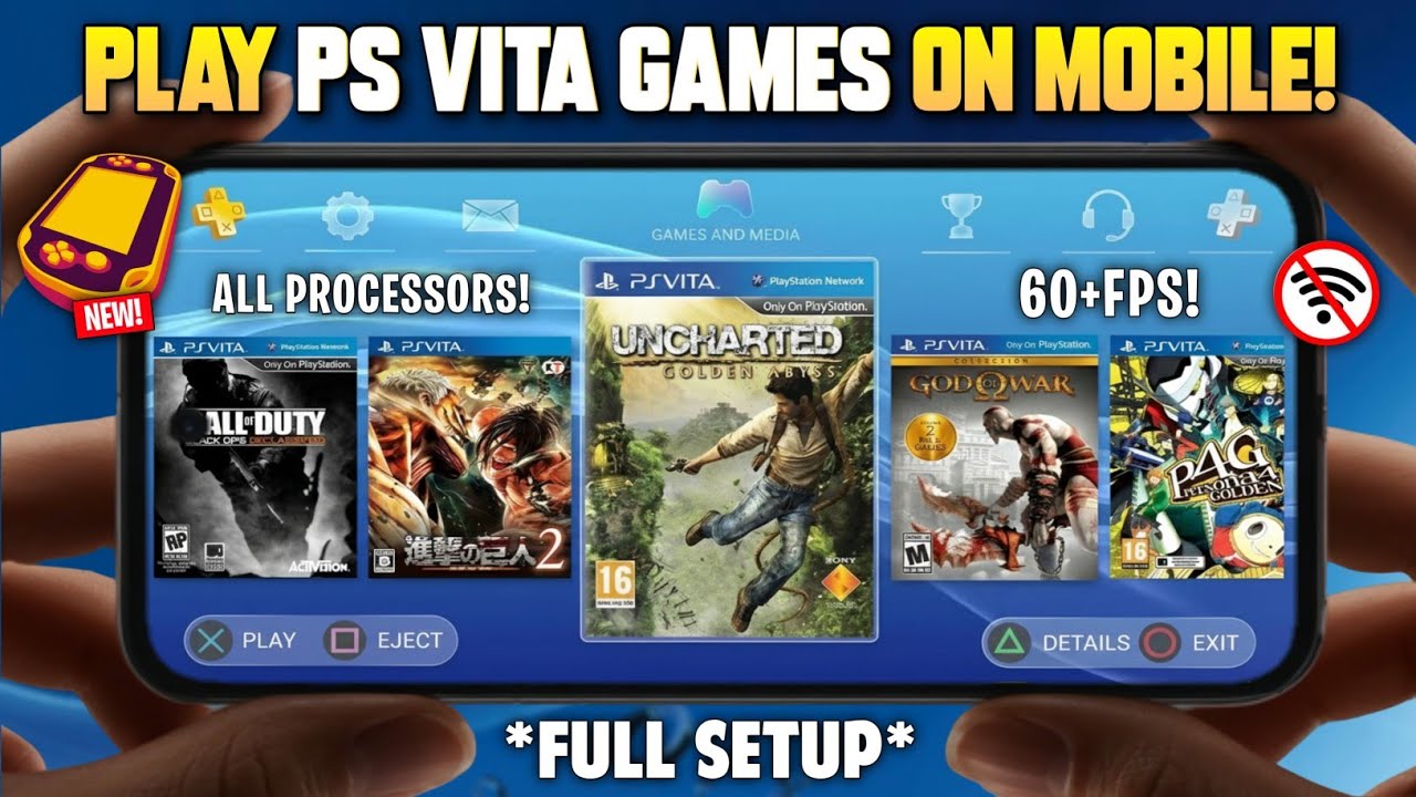🚀 Играйте в игры для PS Vita на любом мобильном устройстве! | Новая полная установка эмулятора Vi...