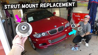 HOW TO REPLACE STRUT MOUNT ON BMW E46