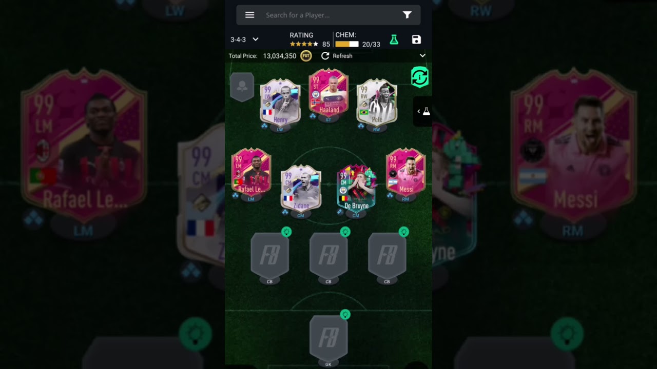 THE PERFECT TEAM IN FIFA 23 (99 RATING AND 33 CHEM) IS FINALLY HERE 