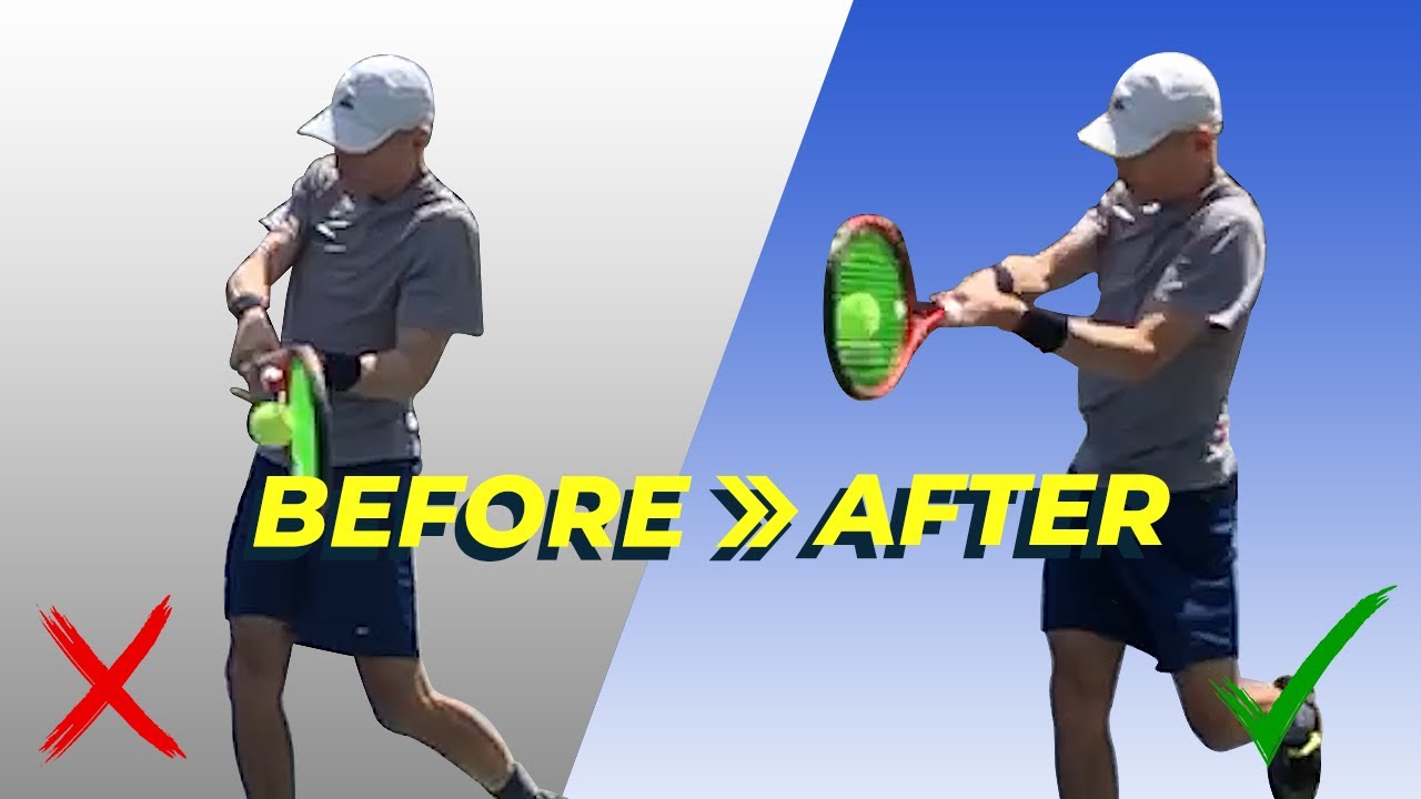 TRANSFORMING Joel's Two-Handed Backhand (4.0 NTRP Lesson)