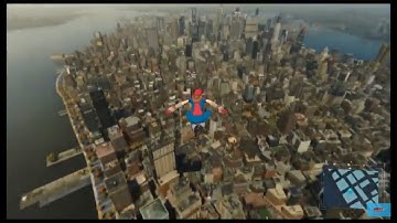 JUMPING OFF THE TALLEST BUILDING WITH EVERY SUIT (DLC INCLUDED)- SPIDER-MAN PS4