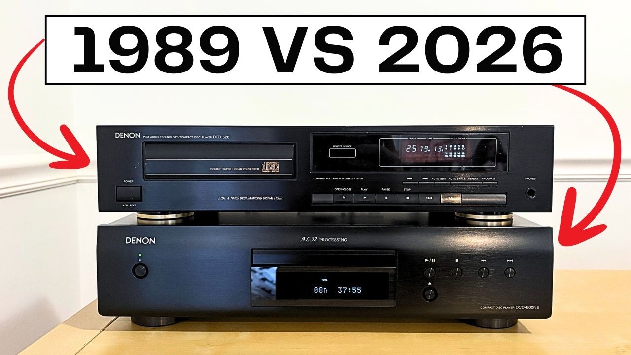 I Tested a 1989 Denon CD Player Against a 2026 Model. Here's What Happened