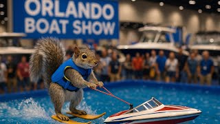 The Most Talented Squirrel in The World! | Twiggy tour: Orlando Boat Show best moments!