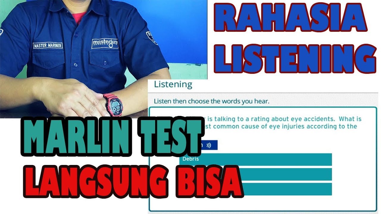 BELAJAR LISTENING DI MARLIN TEST | LANGSUNG BISA | SEAVLOG#4