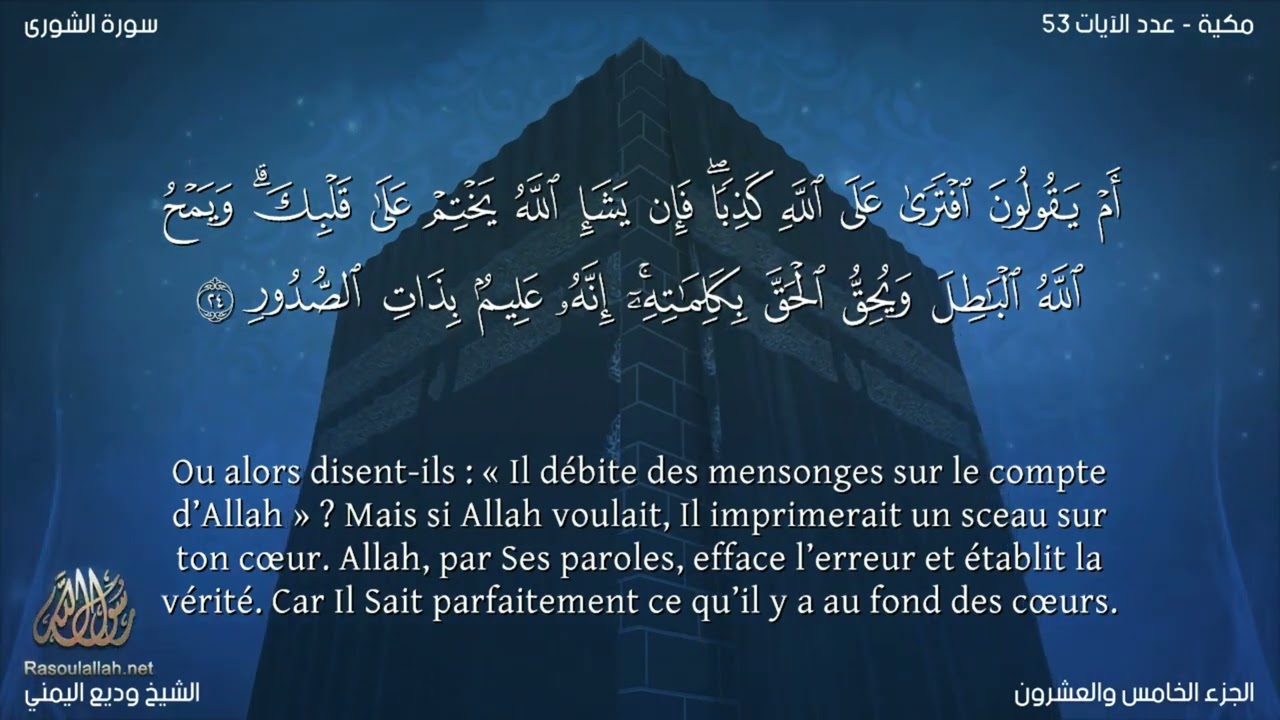 Sourate Ash-Shura | Wadi Al-Yamani (42) سورة الشورى