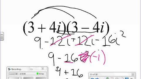 1.6 Algebra 2 Complex Numbers Video