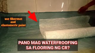 Pano Mag Water Froofing Sa Flooring Ng Cr?