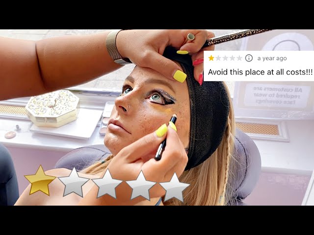 I went to the WORST rated makeup artist in my city
