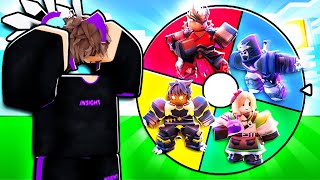 Spin The Wheel Of SEASON 9 Kits In Roblox Bedwars..