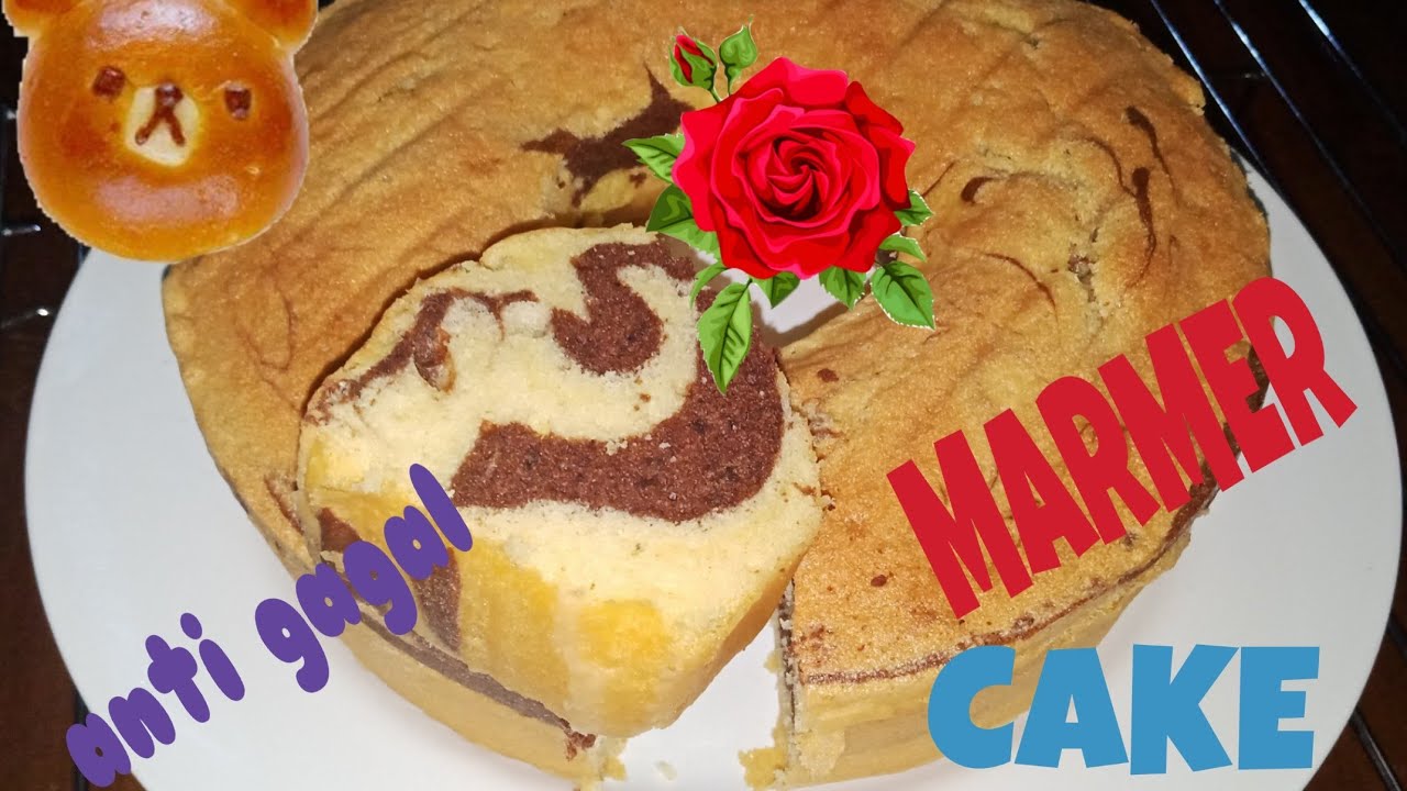  CARA  MUDAH MEMBUAT  MARMER  CAKE  YANG LEZAT YouTube